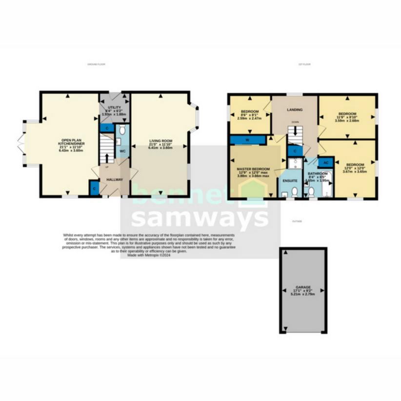 4 bedroom detached house for sale - floorplan