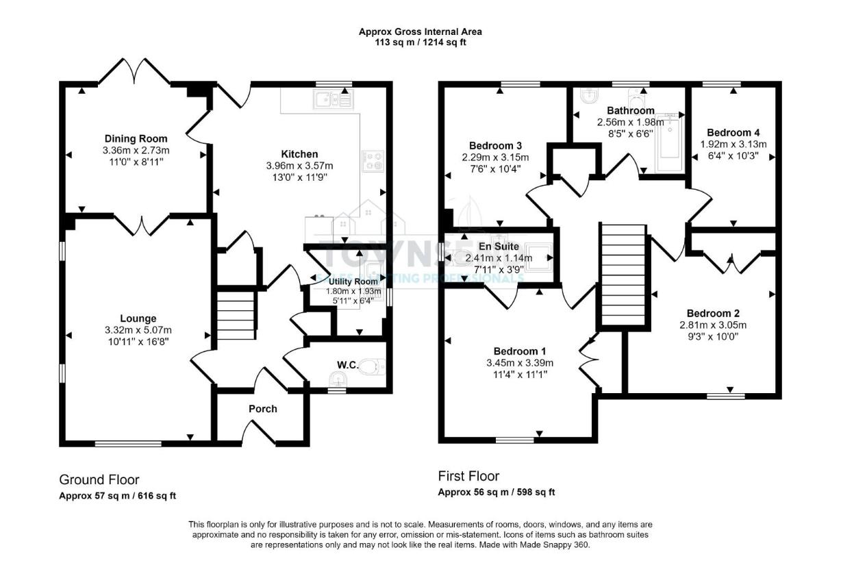 4 bedroom property for sale - floorplan