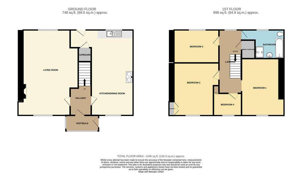 4 bedroom detached house for sale - floorplan