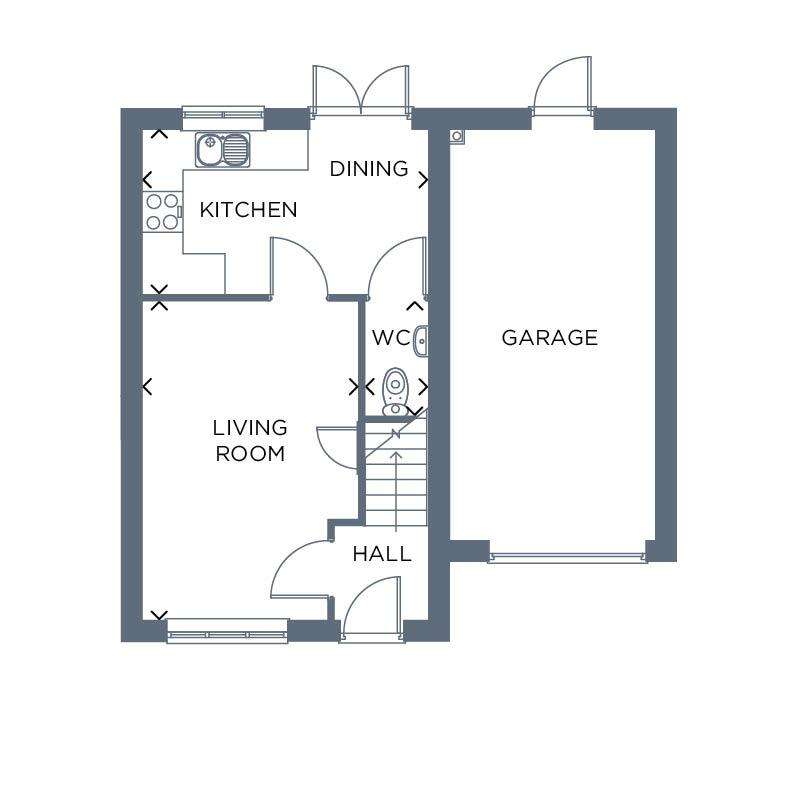 3 bedroom detached house for sale - floorplan