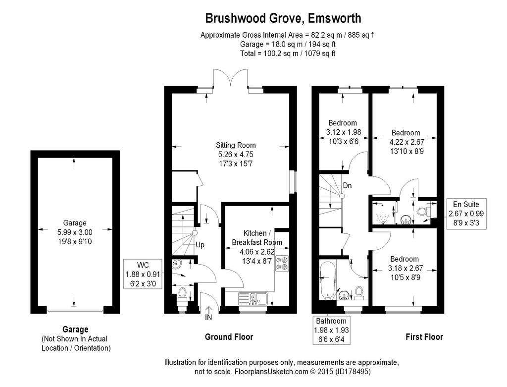 3 bedroom detached house for sale - floorplan