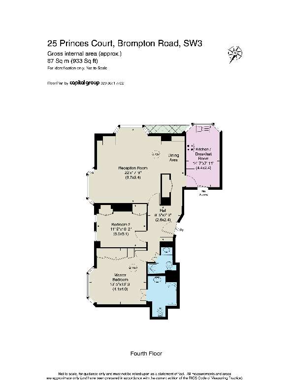 2 bedroom flat to rent - floorplan