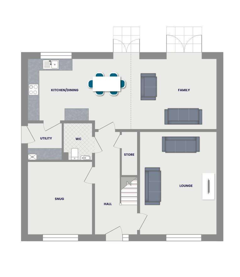 5 bedroom detached house for sale - floorplan