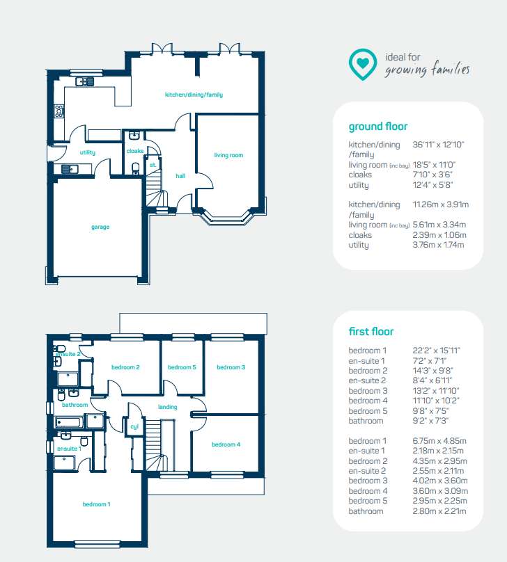 5 bedroom detached house for sale - floorplan