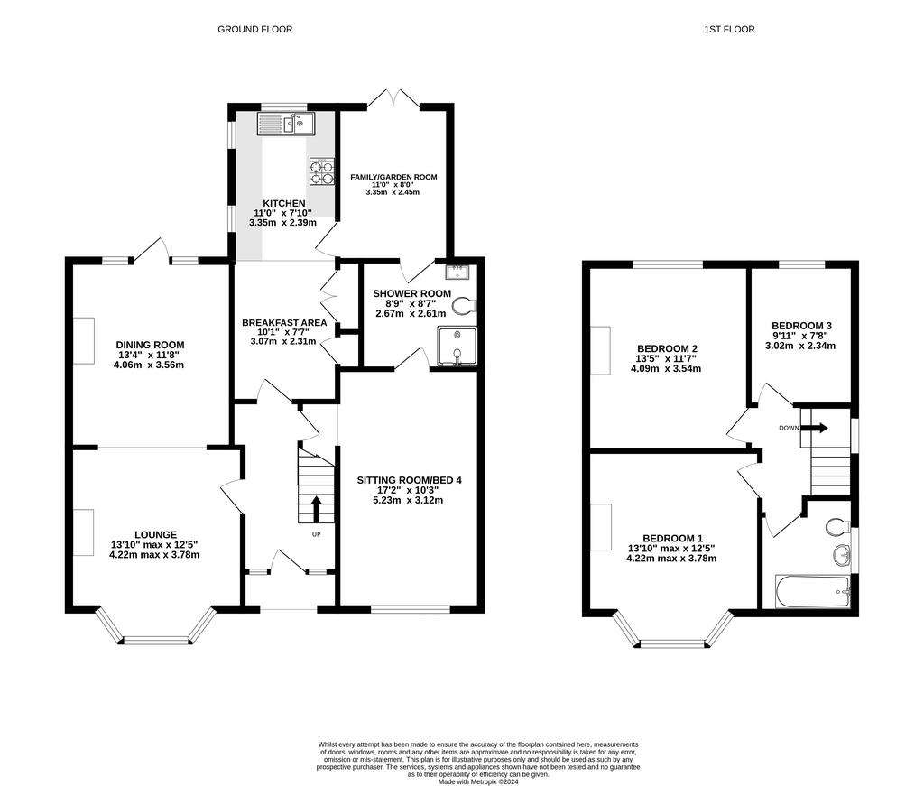 3 bedroom semi-detached house for sale - floorplan