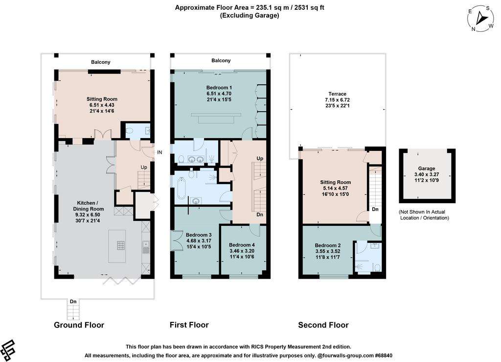 4 bedroom house for sale - floorplan