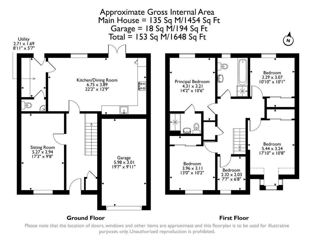 4 bedroom detached house for sale - floorplan