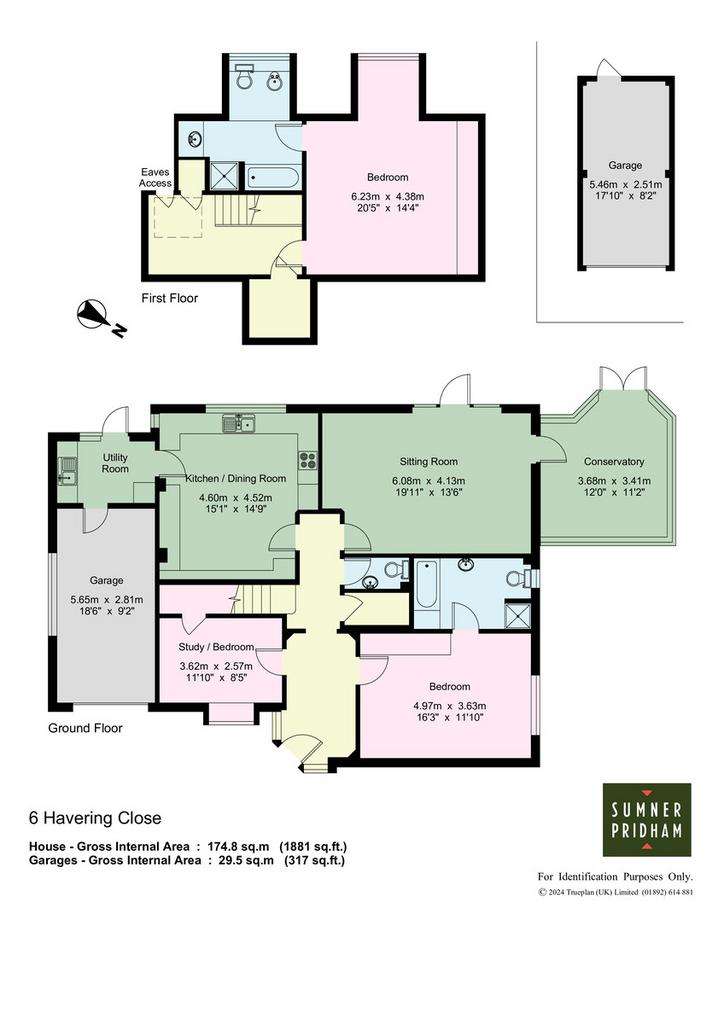 3 bedroom detached bungalow for sale - floorplan