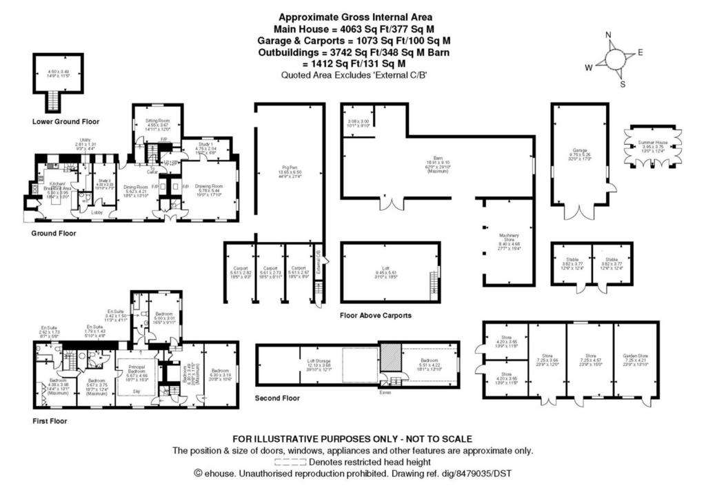 7 bedroom farm house for sale - floorplan