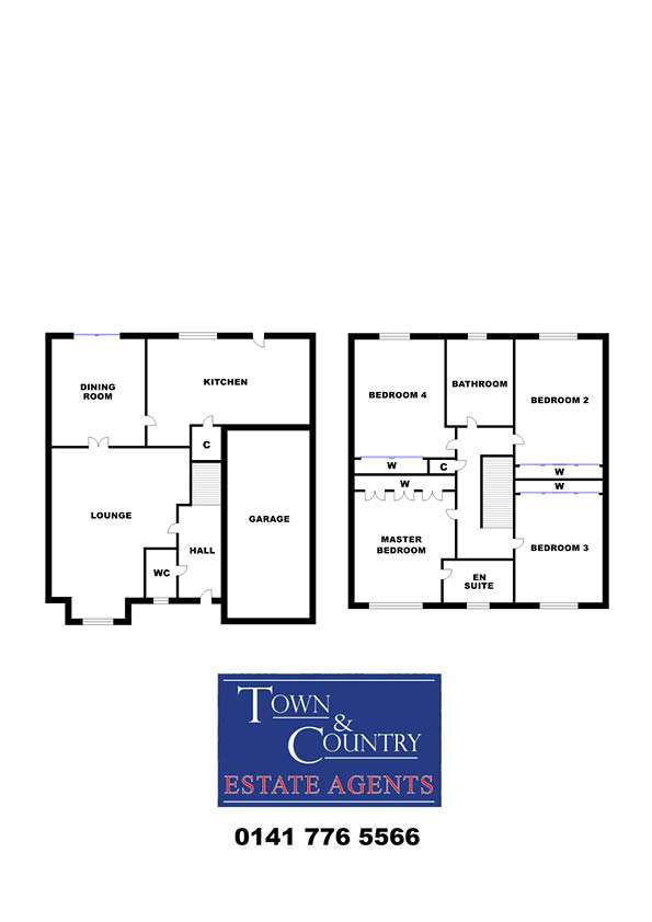 4 bedroom detached villa for sale - floorplan