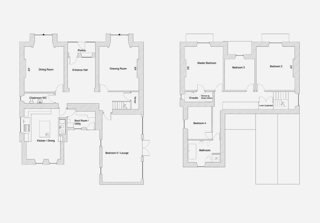 5 bedroom detached house for sale - floorplan