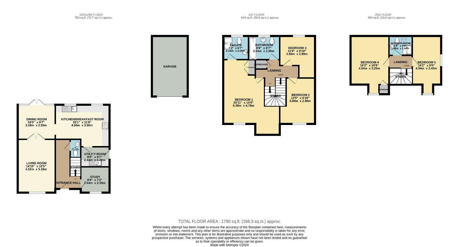 5 bedroom property for sale - floorplan