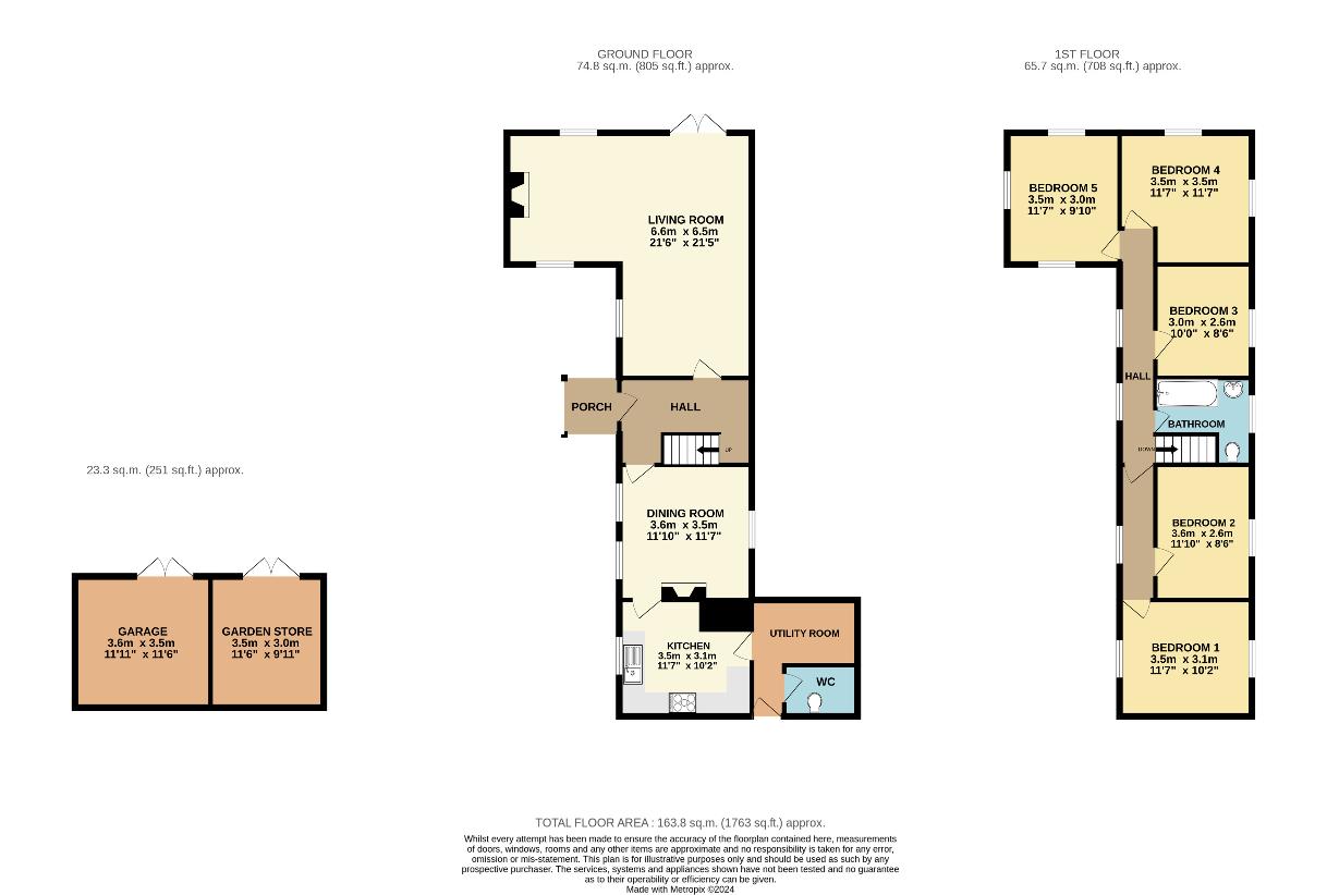 5 bedroom property for sale - floorplan