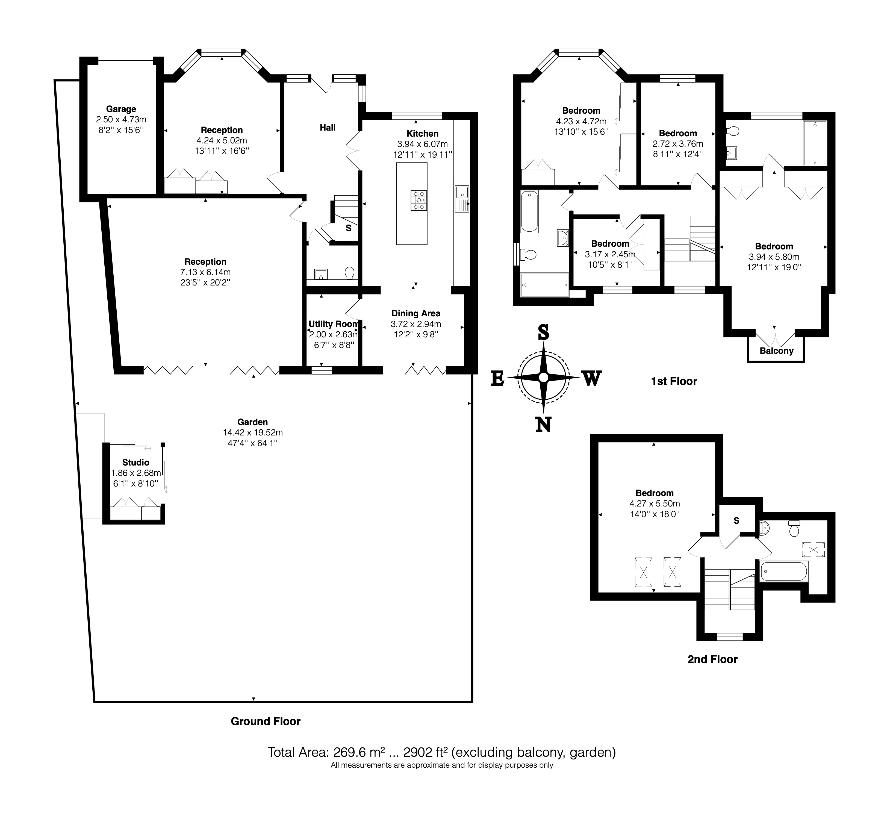 5 bedroom property for sale - floorplan