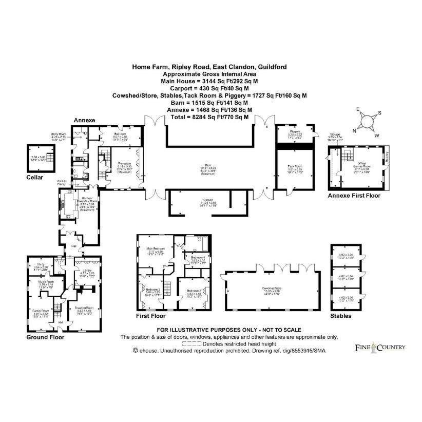 5 bedroom detached house for sale - floorplan