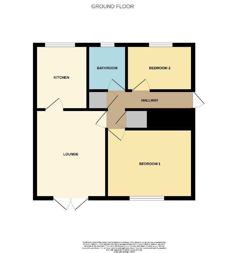 2 bedroom flat for sale - floorplan