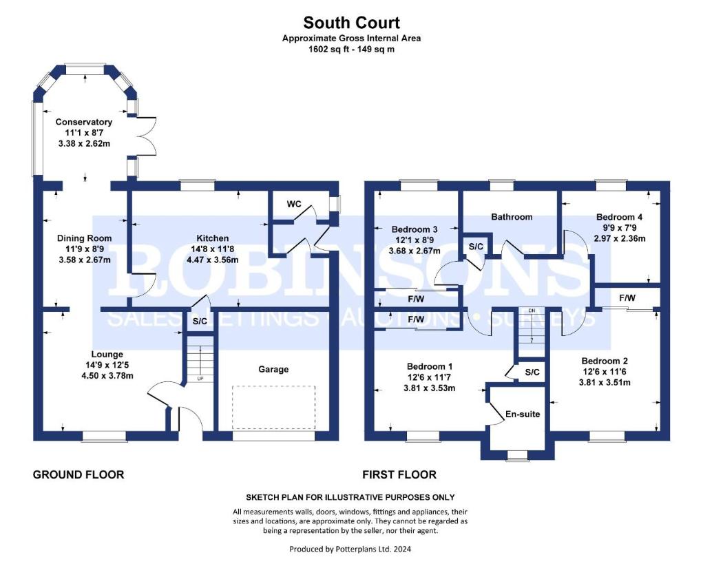 4 bedroom detached house for sale - floorplan