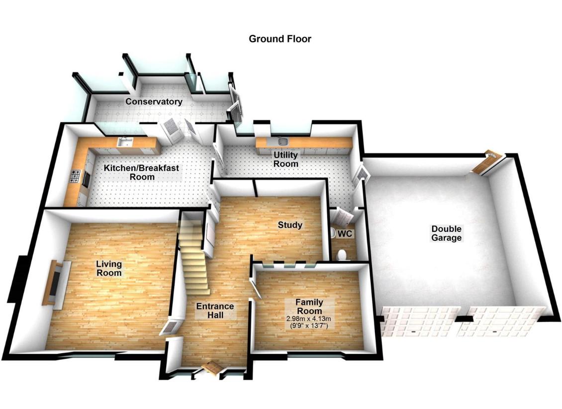 4 bedroom detached house for sale - floorplan