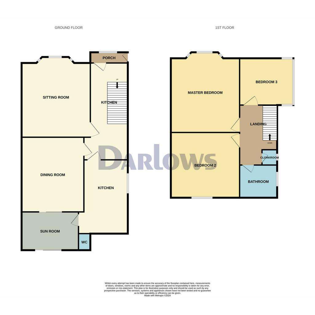 3 bedroom semi-detached house for sale - floorplan