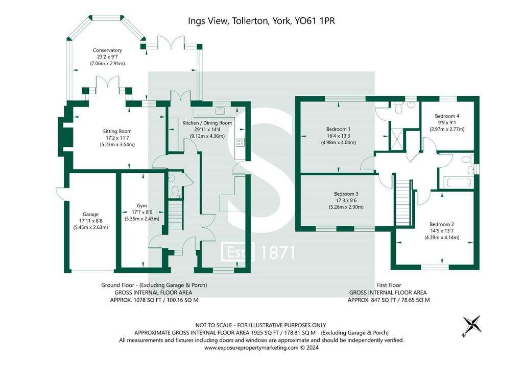 4 bedroom detached house for sale - floorplan