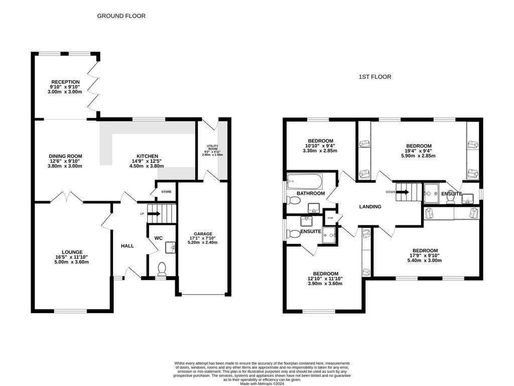 4 bedroom detached house for sale - floorplan