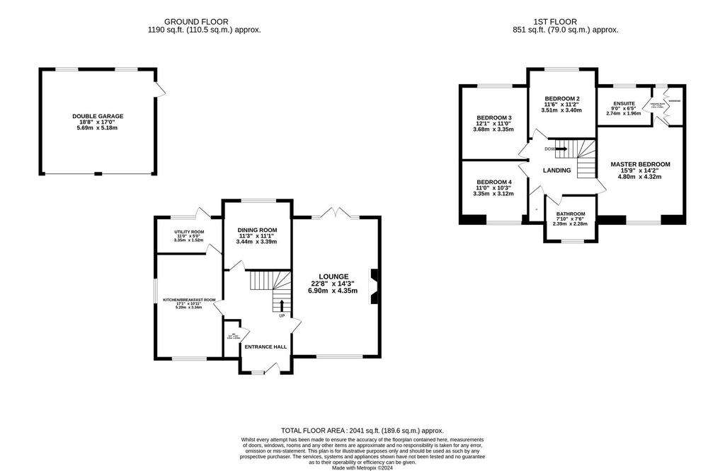 4 bedroom detached house for sale - floorplan