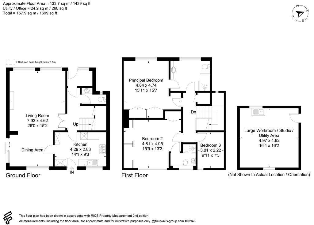 3 bedroom detached house for sale - floorplan