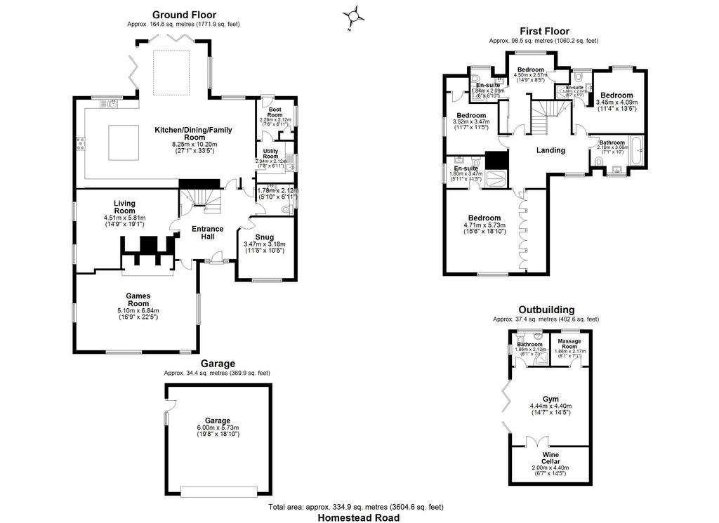 4 bedroom detached house for sale - floorplan