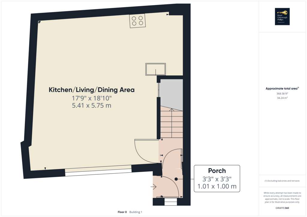 2 bedroom semi-detached house for sale - floorplan