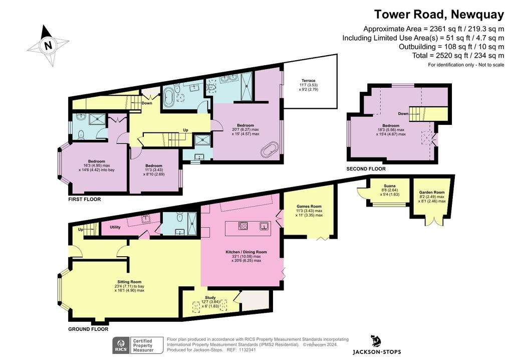 4 bedroom terraced house for sale - floorplan