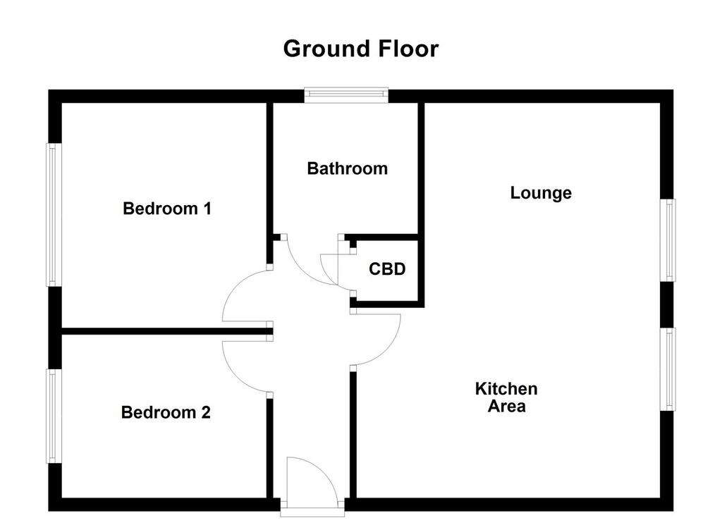 2 bedroom flat for sale - floorplan