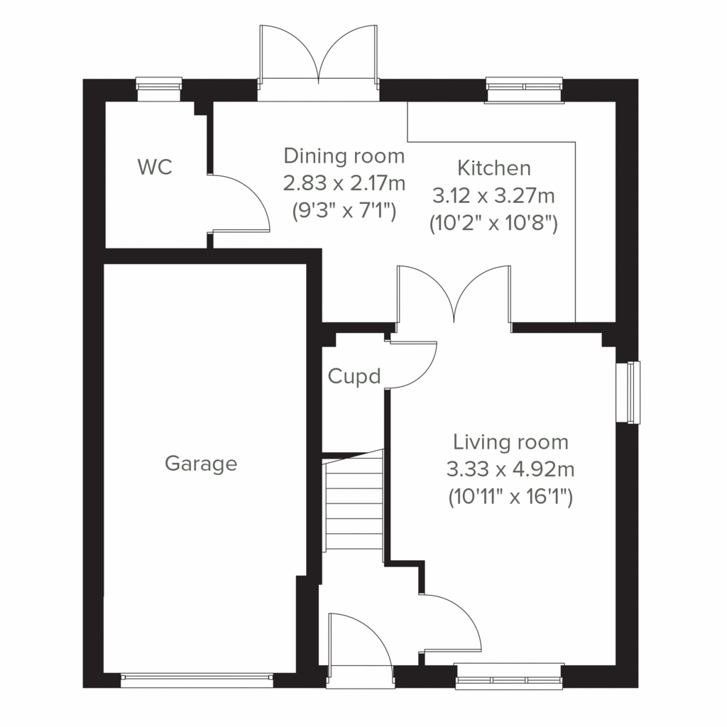 4 bedroom detached house for sale - floorplan