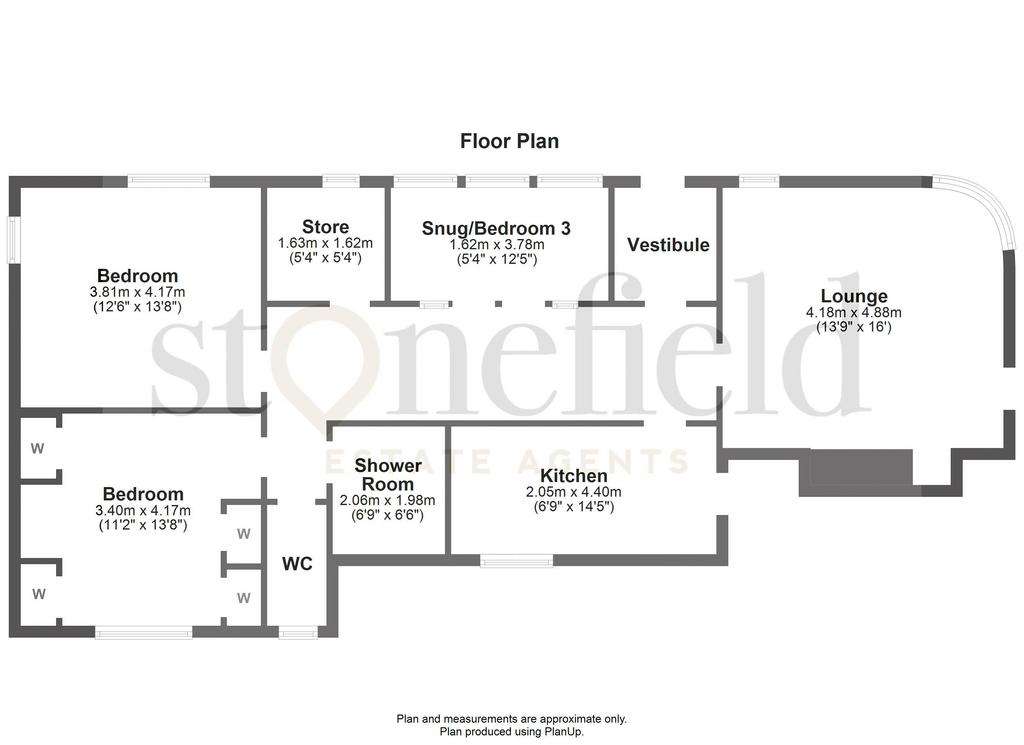 3 bedroom detached bungalow for sale - floorplan