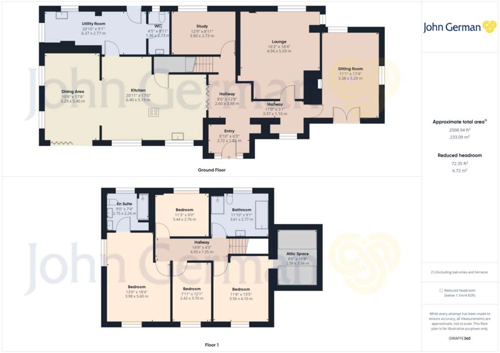 4 bedroom detached house for sale - floorplan