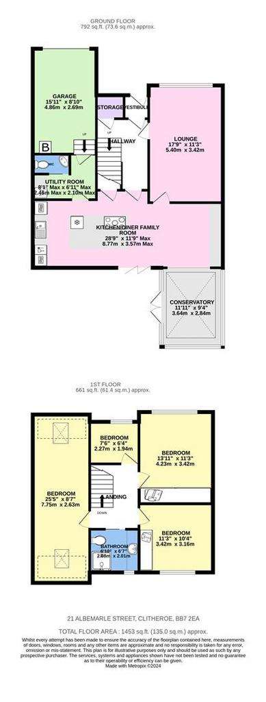 4 bedroom semi-detached house for sale - floorplan