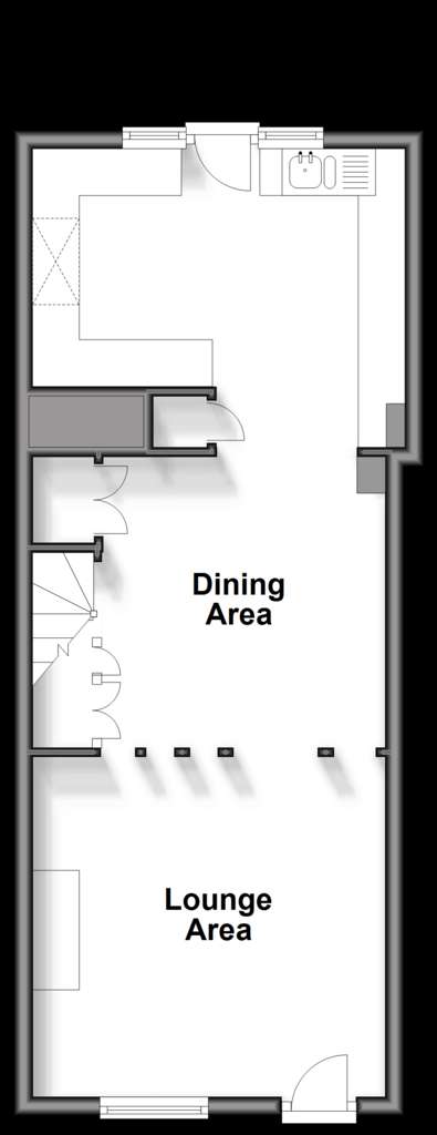 3 bedroom terraced house for sale - floorplan