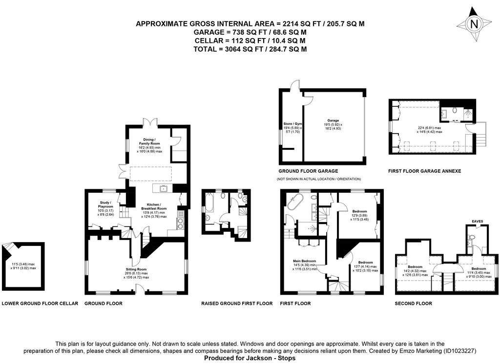 5 bedroom detached house for sale - floorplan