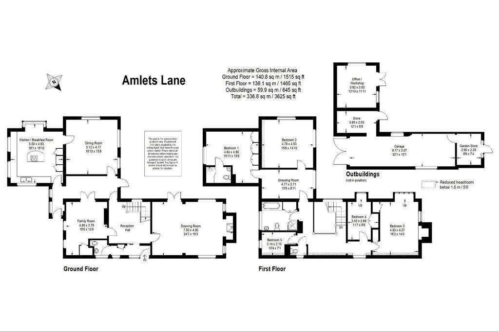 5 bedroom detached house for sale - floorplan