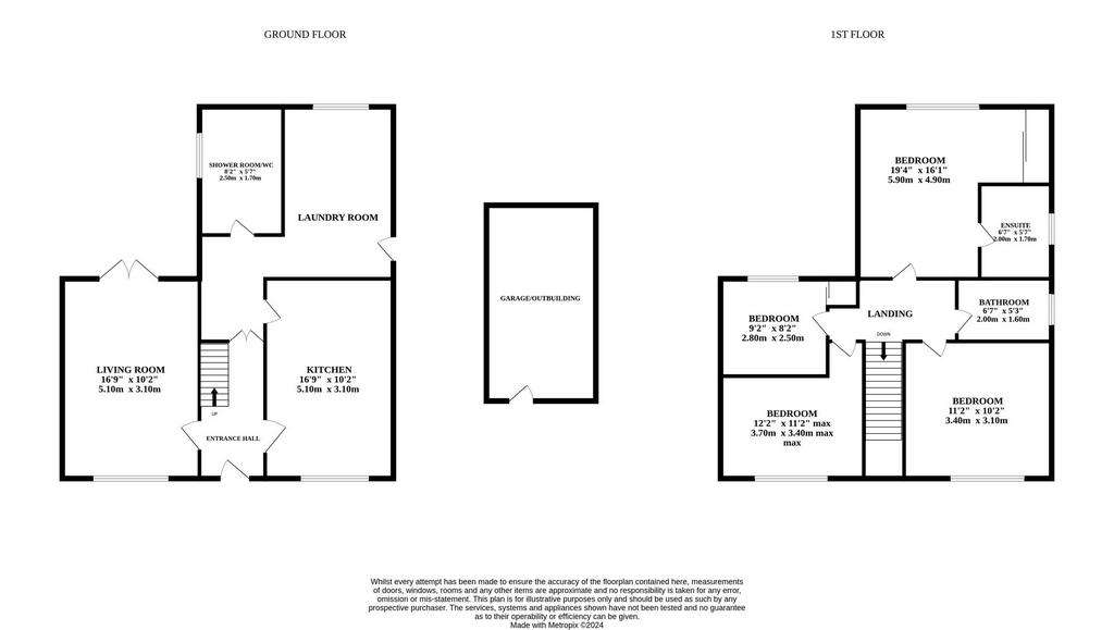 4 bedroom semi-detached house for sale - floorplan