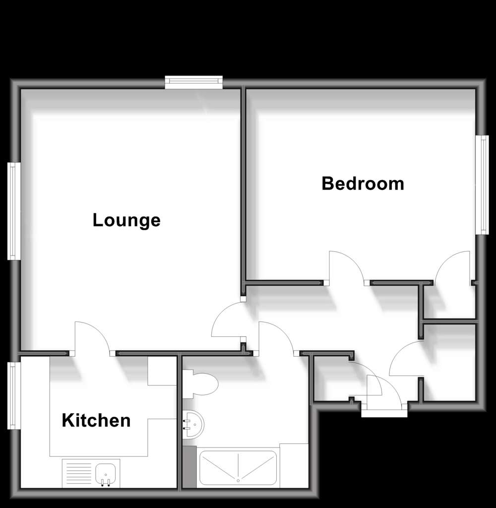 1 bedroom flat for sale - floorplan