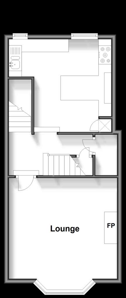 2 bedroom maisonette for sale - floorplan