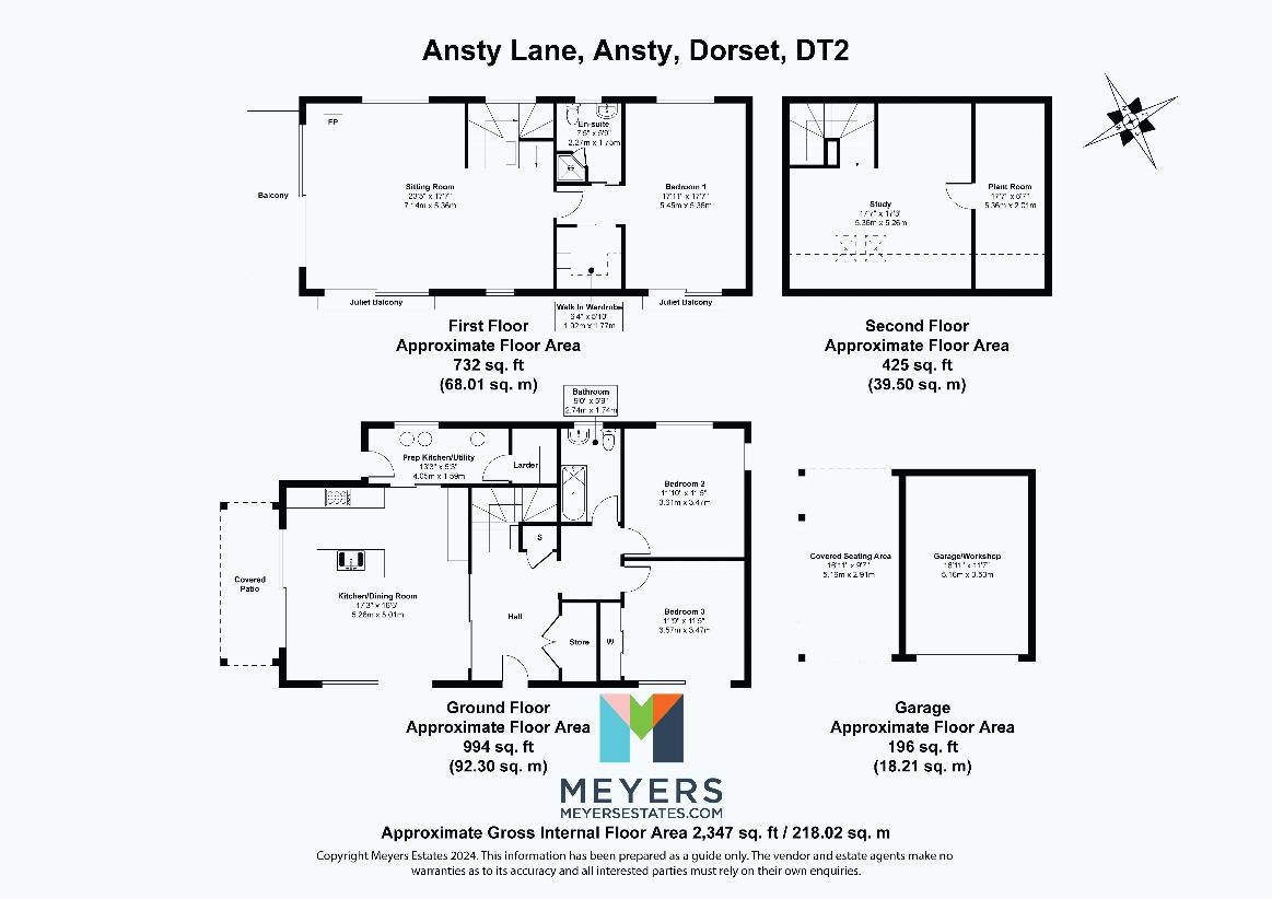 3 bedroom detached house for sale - floorplan