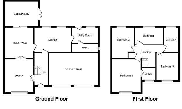 4 bedroom detached house for sale - floorplan