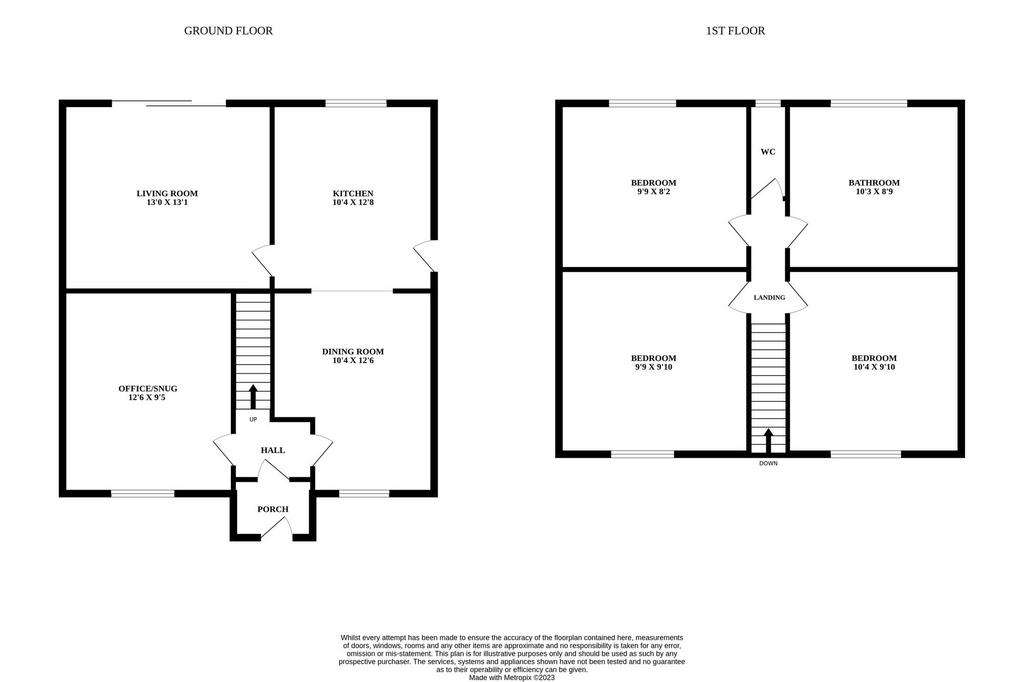 4 bedroom semi-detached house for sale - floorplan