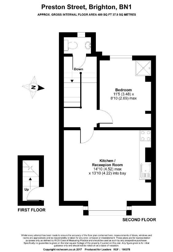 1 bedroom flat for sale - floorplan