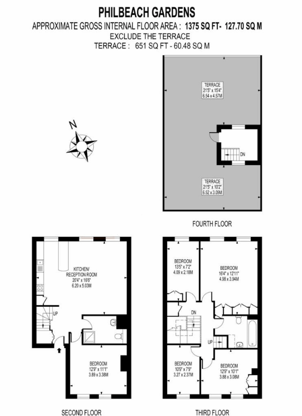 5 bedroom flat for sale - floorplan