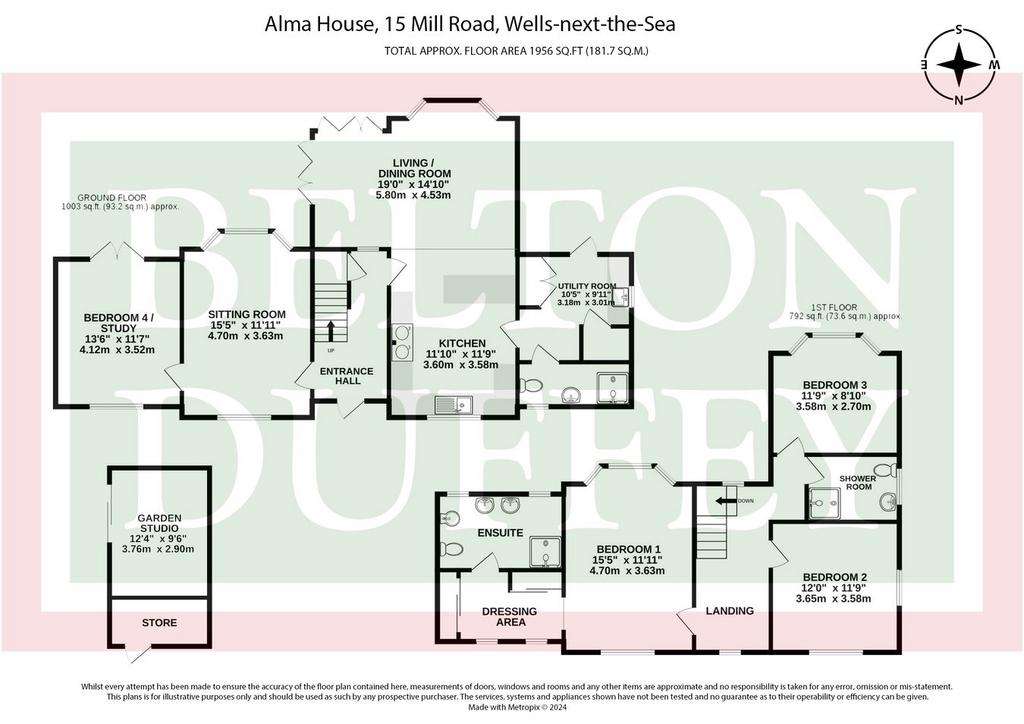 4 bedroom detached house for sale - floorplan