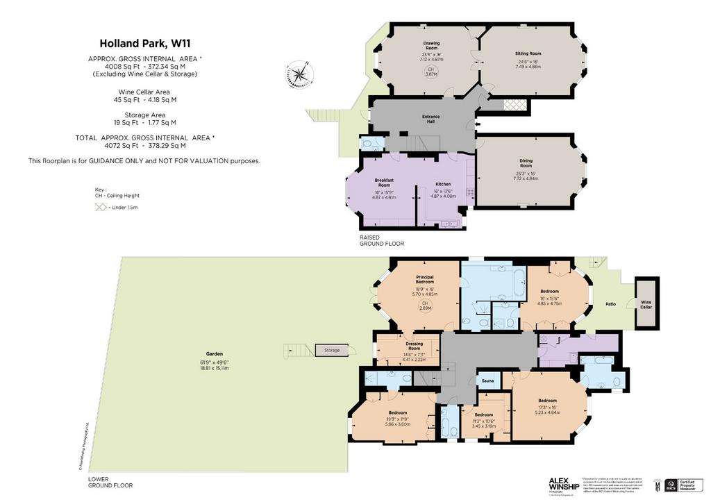 5 bedroom flat for sale - floorplan