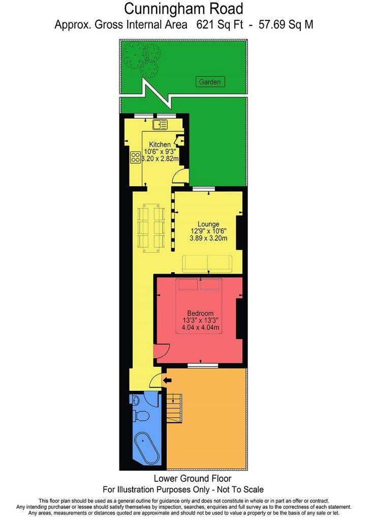 1 bedroom flat for sale - floorplan