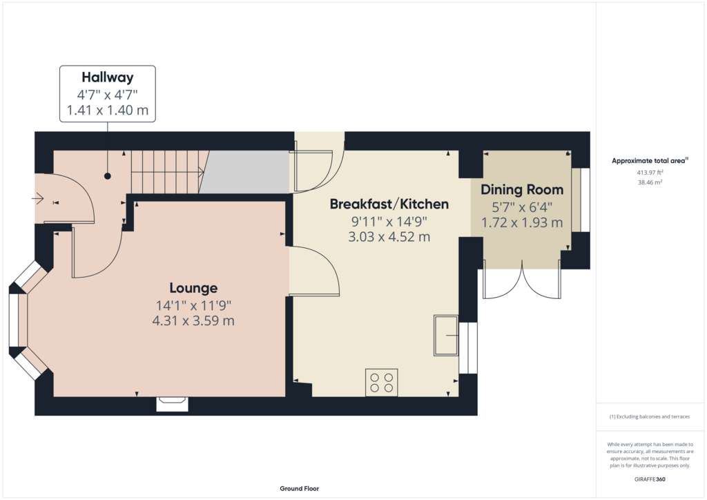 3 bedroom detached house for sale - floorplan